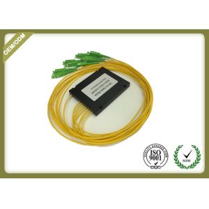 FTTH Fiber Optic Splitter Module , Telecommunication 1x8 PLC Splitter Loss Chart