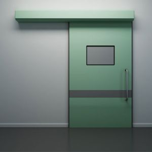 Soundproof Stainless Steel Clean Room Doors Hinged Doors Stoving Varnish ISO