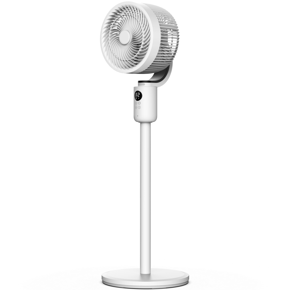 Class A Energy Efficiency Rating Electric Stand Fans with AI Voice Control 40W Power