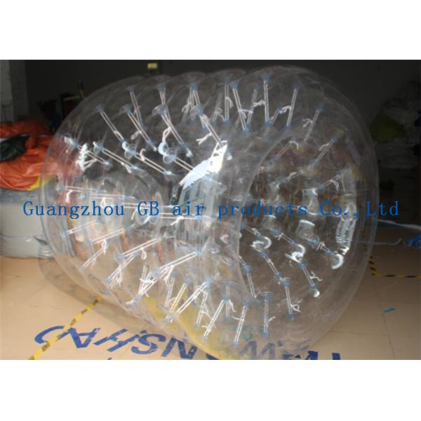 PVC Transparent Inflatable Rolling Ball , Funny Huge Inflatable Walk On Water Ball
