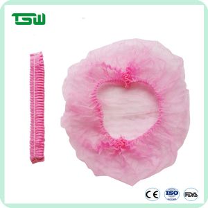 Round Non Woven Medical Bouffant Cap For Hospital