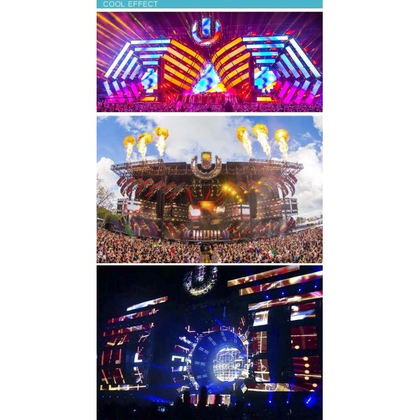 P2.6mm Indoor Rental LED Display Screen Slim Cost Effective 1920 Refresh Rate