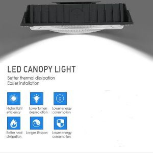 16200LM 135W LED Canopy Lights Underground Garage / Warehouse Lighting Usage