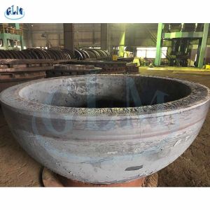 Quality Carbon Steel Hemispherical Dished Head With 120mm Thickness for sale