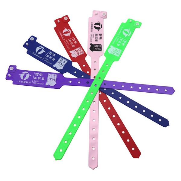 Buy Customized Irregular Shape PVC Wristbands for Events at wholesale prices