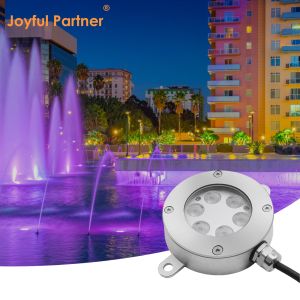 Joyful Partner LED FOUNTAIN LIGHT IP68 WATERPROOF 316 STAINLESS STEEL DIA115