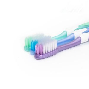 Hotel Disposable Plastic Toothbrushes With Soft Nylon 610 Bristles Customization