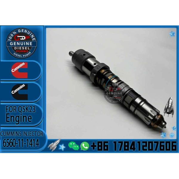 Excavator SA6D170 for Komatsu Diesel Engine Fuel Injector 6560-11-1414 6560111414 4088431 Construction Machinery Engines Part