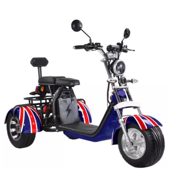 Buy EEC Citycoco Tricycle 3 Wheel Electric Scooter 2000w 1000w 1500w at wholesale prices