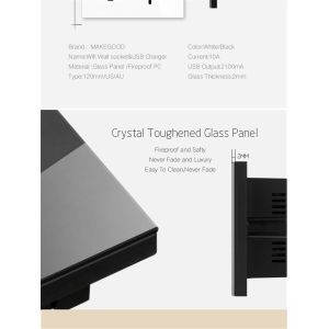 Wi-Fi Wall Socket&USB Charger