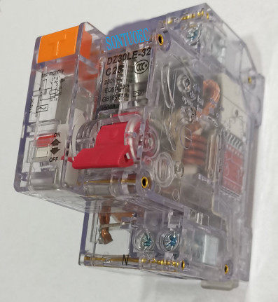 Buy IEC60898 30mA 25A 27mm RCBO Circuit Breaker 4.5KA at wholesale prices