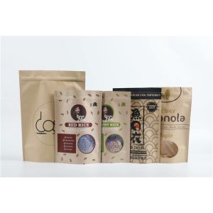 Customized Printed Food 100 Mircon Plastic Pouches Packaging