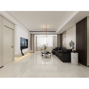 Non-slip Gray Marble 800x800mm Polished Glazed Porcelain Tiles For Office and