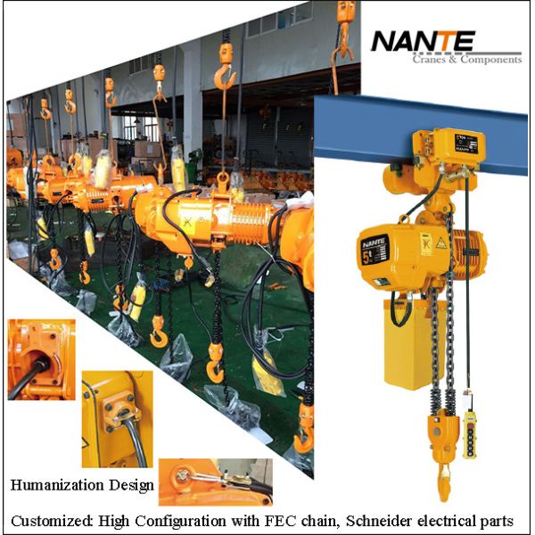 Buy Maintenance HHBB Electric Chain Hoist With Hook High Configuration at wholesale prices