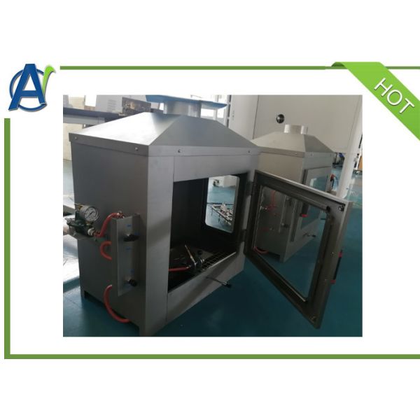 Single Flame Source Test Flammability Test Equipment EN ISO 11925-2 And DIN
