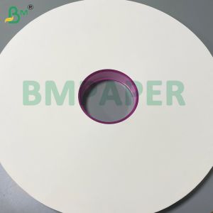 Food Grade White Toothpick Wrapping Paper Roll 24 - 28GSM 26.5-32mm Width Virgin