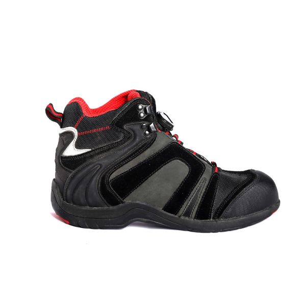 Men'S Industry Safety Boots Shoes Middle Gang Steel Toe Steel Plate Boots