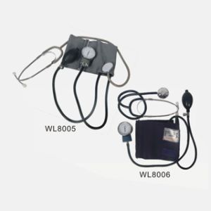 Quality Aneroid Sphygmomanometer with Fixed / Separated Stethoscope WL8005 or WL8006 for sale