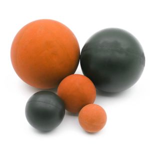 Quality Orange FKM NBR EPDM Ball Rubber Seals Compression Molding for sale