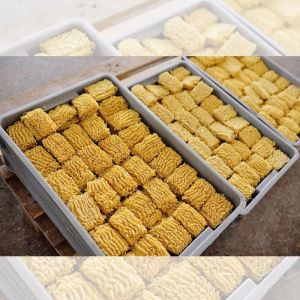 Small Scale Fried Instant Noodle Production Line Stainless Steel