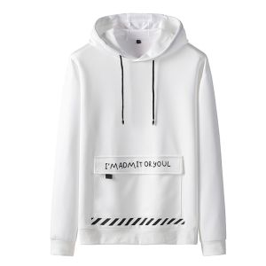Customized Street Knitted Zip Up Hoodie XXXL With Custom Logo