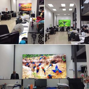 46 Inch 10X10 0.88mm Bezel 500 nits LCD Kiosk Display