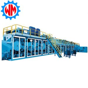 China Womeng New Type High Speed Fully Automatic Baby Diaper Machine Customized With CE on sale