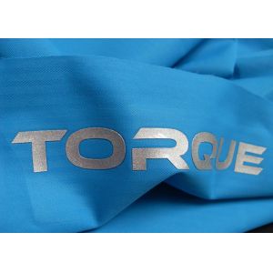 Durable Custom Clothing Patches , Pvc Rubber Printing Heat Transfer Label