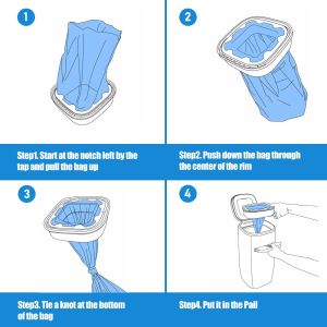 12 Pack Cat Litter Refill Bags 100% Odor Lock Litter Refills Compatible with