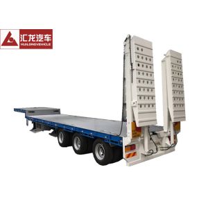 Long Item Heavy Duty Gooseneck Trailer Numerical Control , Heavy Equipment