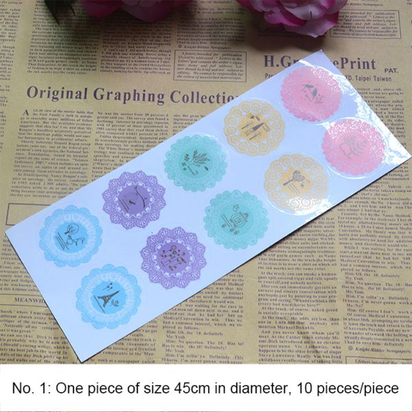 Transparent packaging labels garment labels and labeling