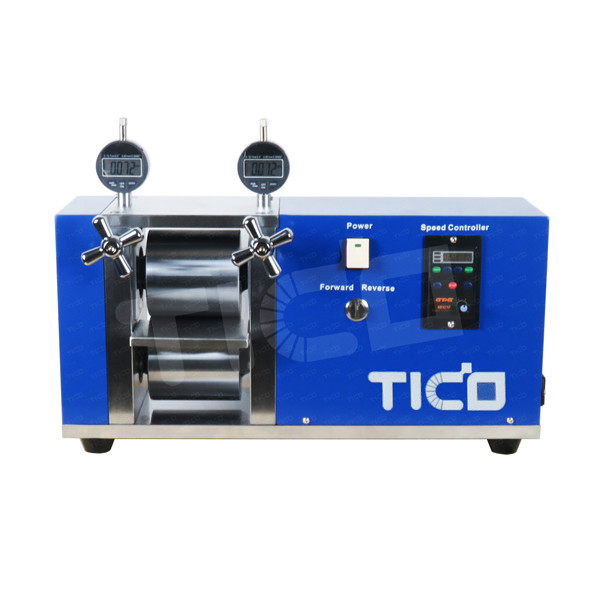 Buy Electronic Calendering Roll Press Machine with 100mm Width Roller at wholesale prices
