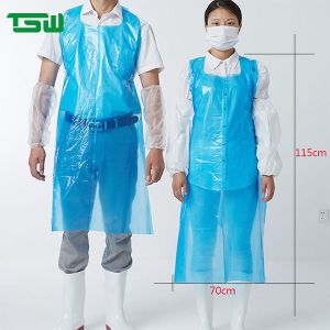 ISO13485 Dust Proof Polyethylene Disposable Apron