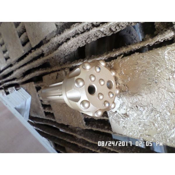 Mining DTH Button Bits DHD340-125mm Diameter 2 Flushing Hole 4" DTH Hammer