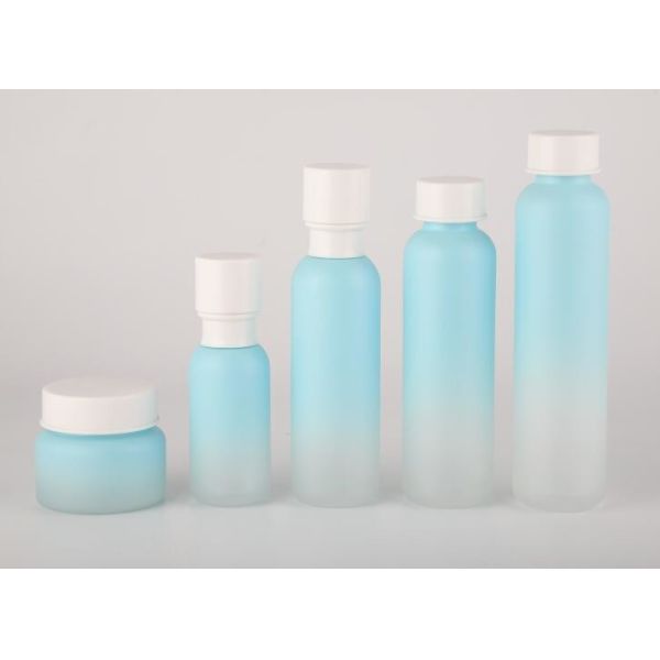 Buy Glass Cream Jars ISO9001 80ml Cosmetic Packaging Pump Bottles OEM at wholesale prices