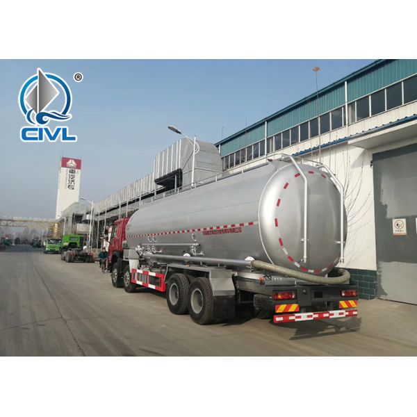 371hp Sinotruck Howo Oil Liquid Tanker Truck 8 X 4 38000L Fuel tanker truck