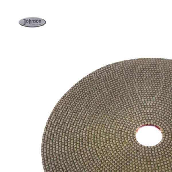 Buy 6" Metal Bond Electroplated Diamond Quartz Polishing Pad Granite Marble at wholesale prices