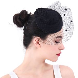 15*15 cm Sinamay Base and Feather Fascinator Hat for Event Party Supplies