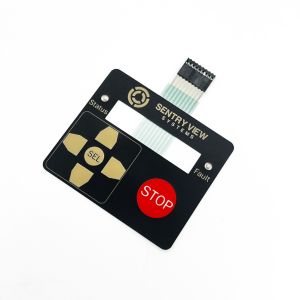 Polyester Keypad Switch PET Membrane Switch with Glossy/Matte/Frosted Surface