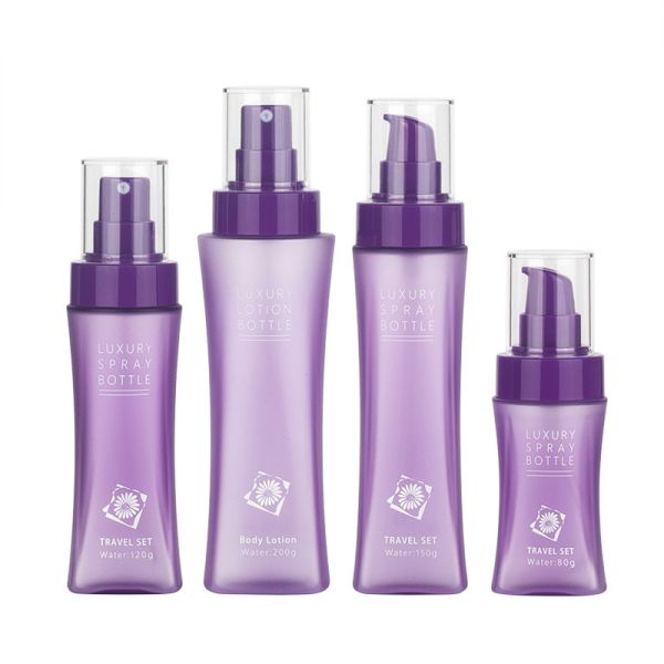 Buy Portable PET Frosted Lotion Cosmetic Spray Bottle Package 200ml at wholesale prices