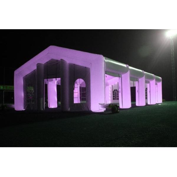 Buy Durable Fire Resistant Lighting Inflatable Party Tent For Wedding at wholesale prices