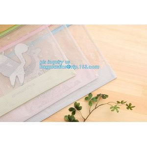 4 sizes in 1 set mens travel document bag, a3 a4 a5 clear PVC cosmetic bag or