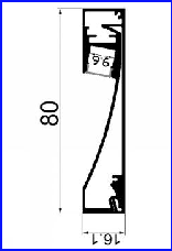 3M 18W/M LED Rigid Strip Light LED Strip Lamp PXG-503 Series AL6063