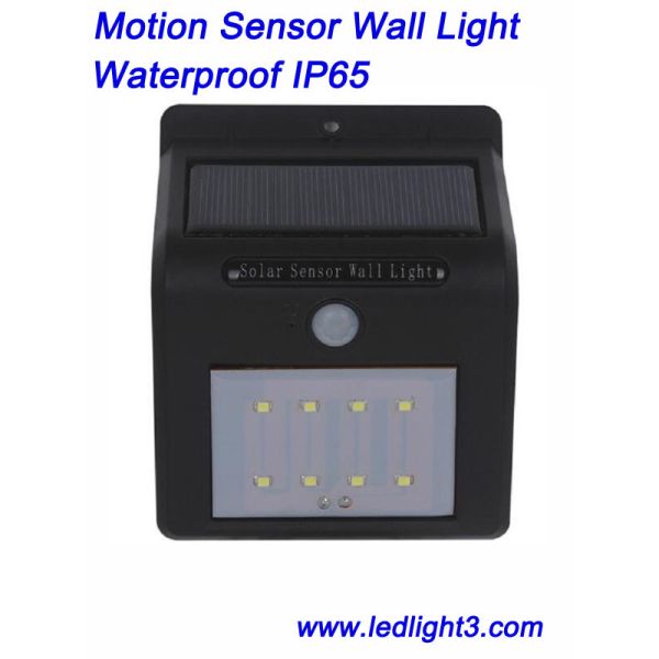 Buy Solar Sensor Wall Led Lights Wireless IP65 Waterproof Outdoor Lighting Motion Sensor for Garden, Yard at wholesale prices