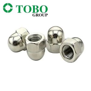 18-8 Bright Zinc Plated Dome Acorn Nut Hex Cap Nuts M6 M8 M10 Customize