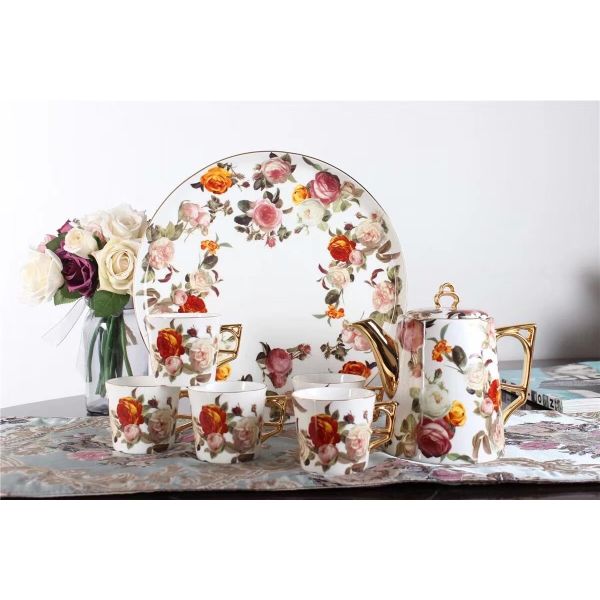 Buy Eco Friendly SGS 8oz 235ml Bone China Coffee Cup Sets at wholesale prices