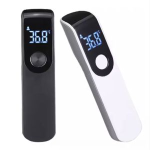 Hands Free Fever Alarm Forehead Thermometer With Backlight Measurement