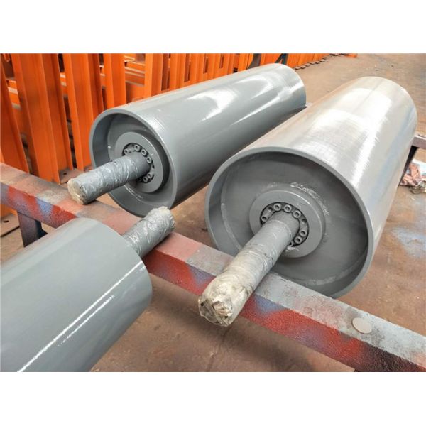 Buy Dustproof 1250mm Dia Conveyor Drum Pulley Smooth Steel Surface at wholesale prices