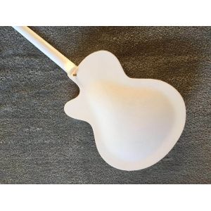 Custom Inlay Design White Gretsc Falcon 6120 Semi Hollow Jazz Electric Guitar