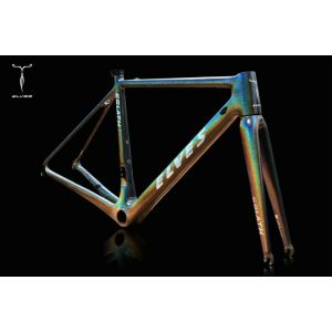 Quality NEW FULL Fiber CARBON 700C ROAD bike AERO FRAME fork 700C*47CM S-T for sale